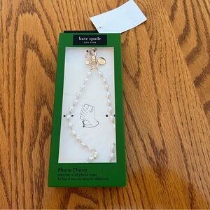 Kate Spade Pearl Phone Charm